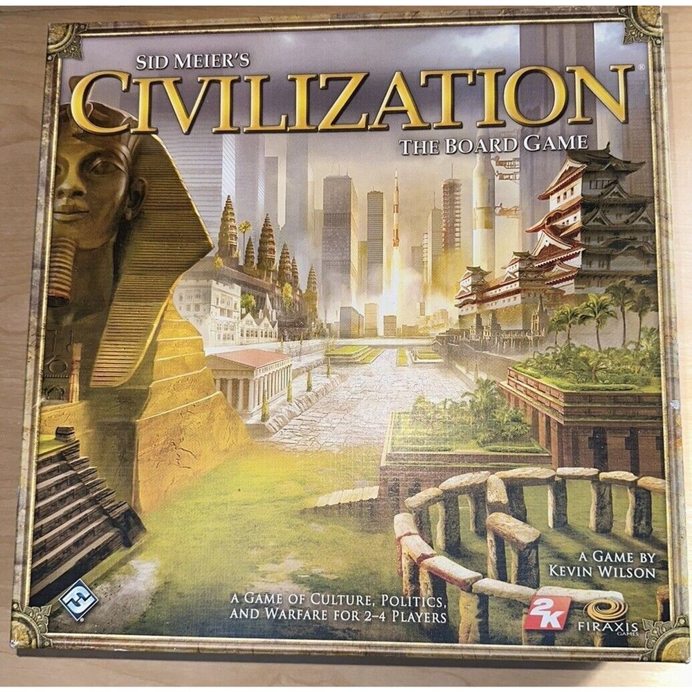 Sid Meier's Civilization: The Board Game 2010 Fantasy Flight Games GC Read Desc.